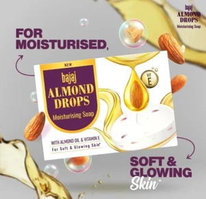 Bajaj Almond Drops Moisturising Soap 100g (100g X 5) - Picture 1 of 11