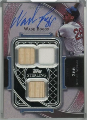 2022 TOPPS STERLING BOSTON RED STERLINGS Swings Autograph Relics Blue /10 - Image 1 of 2