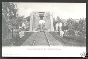 Pulau Boengoeran Bunguran puente ferroviario Indonesia 1899 - Imagen 1 de 1