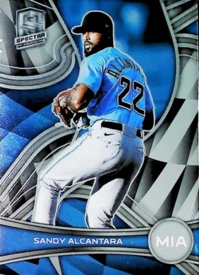2022 Panini Chronicles #70 Sandy Alcantara Spectra Miami Marlins - Image 1 of 2