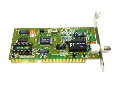 Genius LAN GR1222 BNC 10Mbps - Ethernet ISA Card - Image 1 of 3