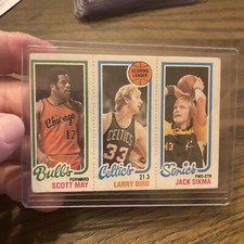 1980-81 ￼Topps Larry Bird Scoring Leader Card #30  Rookie Year