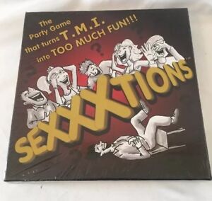 SEXXXtions - Hilarious Adult Toy Party Game that turns TMI into Too Much Fun NEW