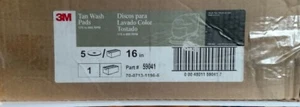 3M Tan 16" Wash Pads Case of 5 NEW 175 - 600 RPM - Picture 1 of 4