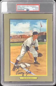 George Kell Signed Perez Steele Great Moments Postcard Tigers Auto HOF PSA/DNA - Picture 1 of 3