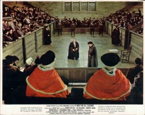 MAN FOR ALL SEASONS PAUL SCOFIELD LEO MCKERN LOBBY CARD