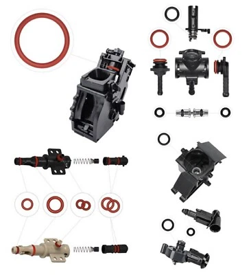 BREMERLUFT 15 x Guarnizione per O-ring Saeco Philips bocchettone scarico gruppo infusione