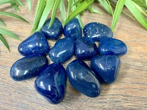 1/2 lb Blue Agate Tumbled Stones Crystal Therapy Gemstone Specimen Reiki Wicca - Picture 1 of 7
