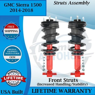 KYB Genuine OEM Front Struts For 2014-2018 GMC Sierra 1500 Lifetime Warranty - Изображение 1 из 4