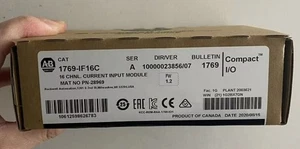 Modulo di ingresso Allen Bradley 1769-IF16C SER A CompactLogix 16 Pt nuovo sigillato - Foto 1 di 4
