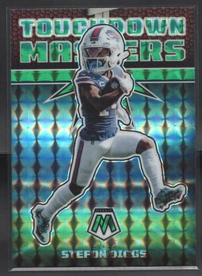 2022 Panini Mosaic Stefon Diggs Touchdown Masters Green Prizm #TM-3 Bills - Image 1 of 2