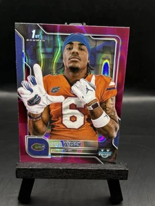 2025 Bowman University Chrome - Dallas Wilson #181 Pink Lava Refractor (1st) - Bild 1 von 2