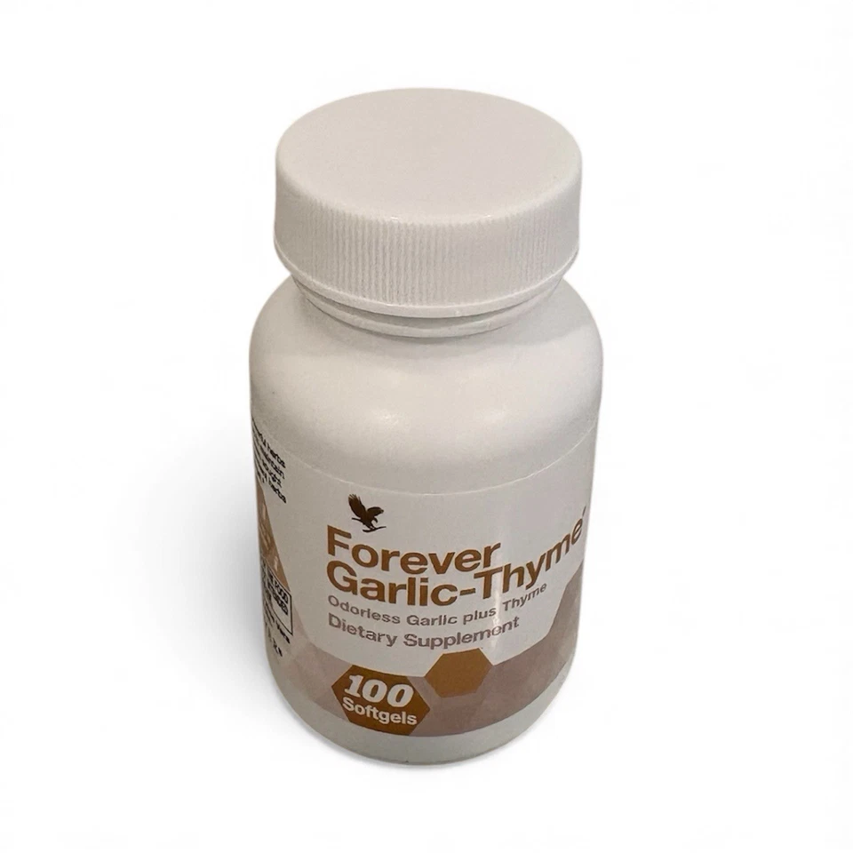 Forever Garlic-Thyme 100 softgels Immune system defence / KOSHER HALAL Odorless - Image 1 of 1