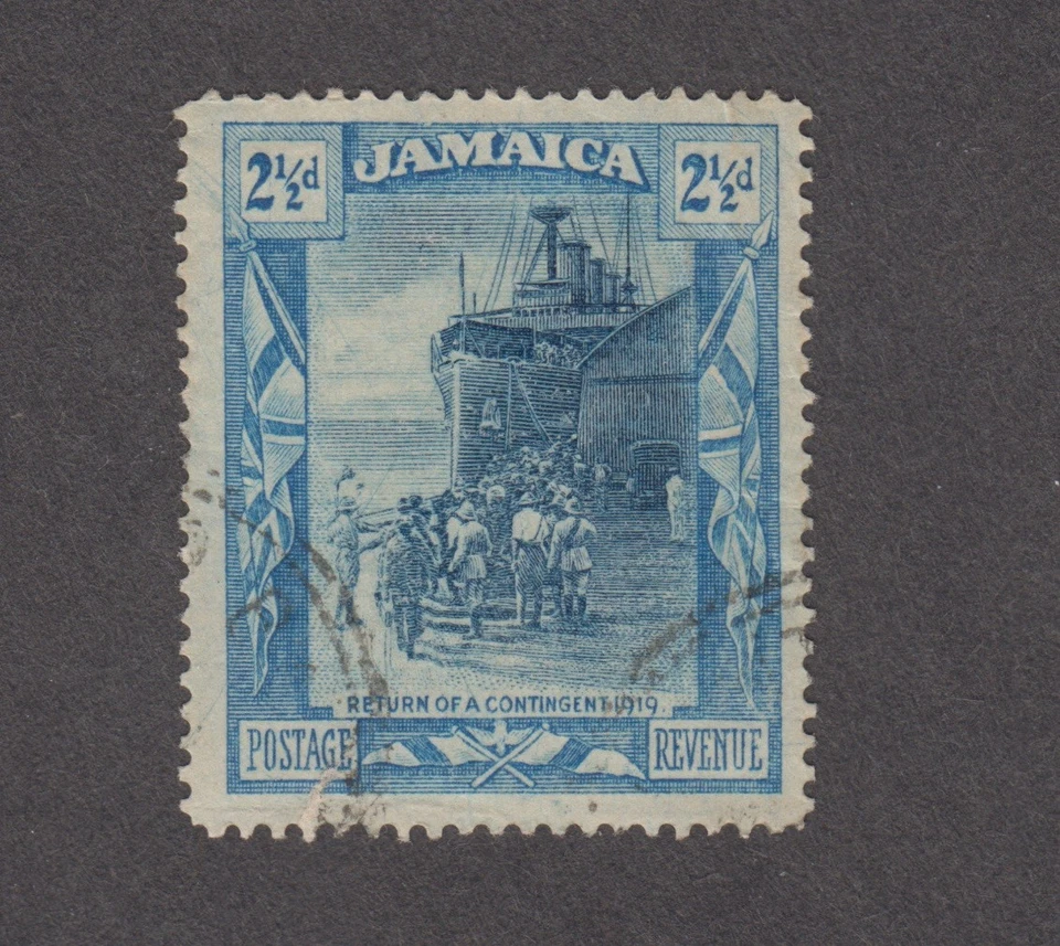 Jamaica 1921. World War I. Return of war contingent 1919. Sc# 92 - Image 1 of 1