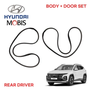 HYUNDAI TUCSON NX4 DOOR WEATHER STRIP SEALS REAR DRIVER 82110N9000 82130N9000 - Picture 1 of 3