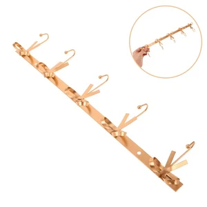 Gold Bow Wall Hook: Metal Wall Door Hanger - Decorative Bowknot Holder for - Picture 1 of 12