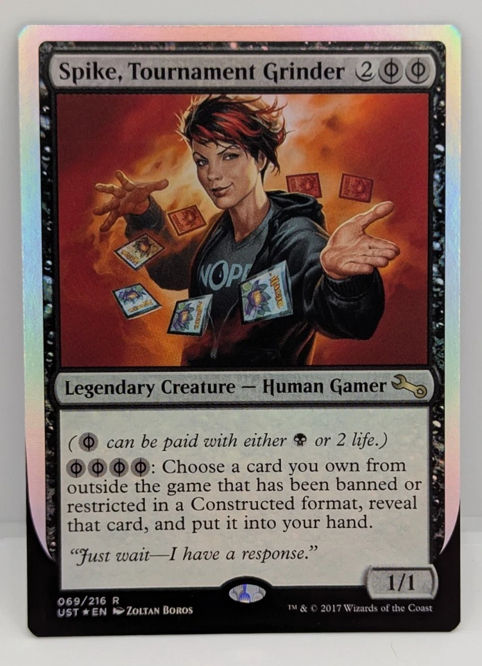 Spike, Tournament Grinder Unstable Foil NM MTG - Image 1 of 1