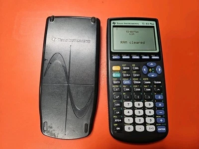 GENUINE Texas Instruments TI-83 Plus Calculator in Case (TESTED) -NO Batteries - Image 1 of 4