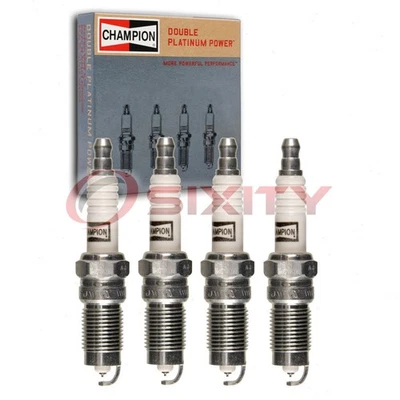 4 pc Champion Double Platinum Spark Plugs for 1983-1988 Ford Ranger 2.3L L4 su - Image 1 of 4