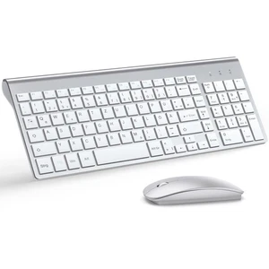 Drahtlose Ultra-Slim Tastatur & Maus,2.4GHz,leise,Scissor-Switch mit Schutzhülle - Bild 1 von 6