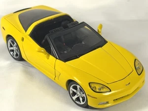 Franklin Mint 2006 Chevy Corvette C6 Hightower Limited Edition gelb 1:24 Auto - Bild 1 von 10
