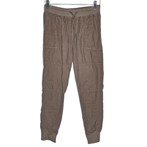 Aritzia Community Women's Ion Cargo Utility Jogger Pants, Brown/Khaki, Size XXS - Picture 1 of 11