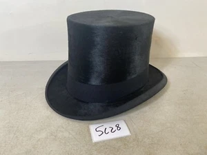 Sombrero de copa antiguo de piel de castor Mease & Reinoehl Lebanon PA 5C28 - Imagen 1 de 11