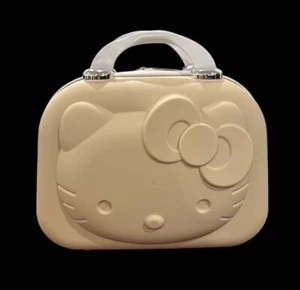 Hello Kitty Hard Case Cosmetic Makeup Carryon Travel Bag Anime 13x10x6 - Picture 1 of 6