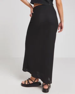 SIMPLY BE DAMEN MAXIROCK SCHWARZ LEINEN NEU (REF 517) - Bild 1 von 3