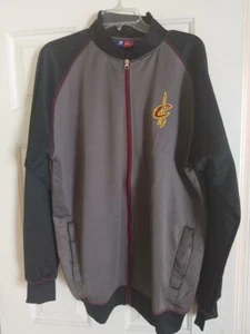 CLEVELAND CAVALIERS NBA Men's Full-Zip Majestic Jacket SIZE LARGE TALL/LT  🔥  - Picture 1 of 5