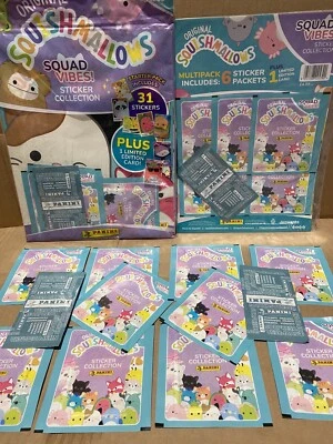 Panini Squishmallows Starter pack Album - Multi Pack & 10 Packs 2 Limited Packs - Image 1 of 4