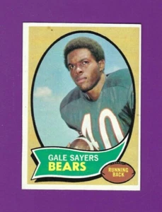 Tarjeta de fútbol americano Topps 1970 #70 Gale Sayers Chicago Bears EXMT O/C - Imagen 1 de 2