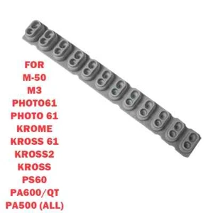 Conductive Rubber Strip Korg M-50 M3 Photo61 Krome Kross 61 Kross2 PS60 PA600/QT - Afbeelding 1 van 2