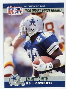 1990 Pro Set Emmitt Smith novato radiocontrol #685 vaqueros - Imagen 1 de 1