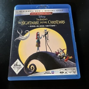 The Nightmare Before Christmas Sing-Along Edition (Blu-Ray/DVD, 2-Disc, 2018) - Picture 1 of 3
