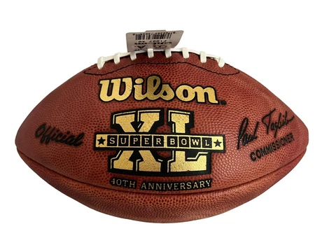 Wilson NFL On Field Super Bowl XL Authentic Game Ball NFC vs AFC 2006 Steelers Cover