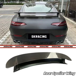 For Benz AMG GT43 GT53 GT63 4 Door Real Carbon Fiber Rear Trunk Lip Spoiler Wing - Picture 1 of 13