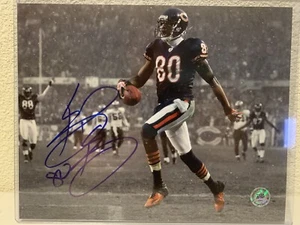 Bernard Berrian Signed Chicago Bears 8x10 Photo LOF - Picture 1 of 4