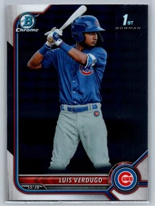 2022 Bowman #BCP-147 Luis Verdugo Chrome Prospects - Picture 1 of 2
