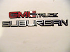 GMC Truck Suburban  Rear Emblem Set 96 GMC SUBURBAN