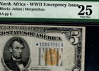 1934-A $5 North Africa *Star* Silver Certificate Pmg 25 Fr 2307* *10897091A