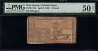 Nj-150 Colonial Currency - New Jersey April 8, 1762 3 Pounds Pmg 50 Net