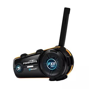 FX8 PRO Motorcycle Helmet Bluetooth Intercom Motorbike Headset 10 Riders 2000m - Picture 1 of 18