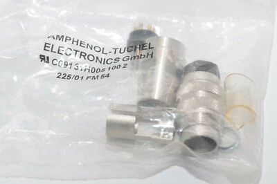 Rundstecker / Steckverbinder v. Amphenol-Tuchel Serie C091, 5-polig, gerade, NOS - Bild 1 von 3