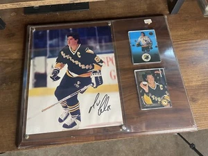Mario Lemieux Autographed 8x10 Photo W/plaque - Picture 1 of 4