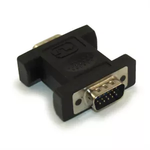 VGA 15 Pin Gender Changer Male/Male Black - Picture 1 of 2