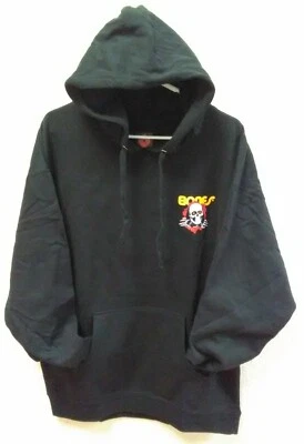 Powell Peralta Skateboards Bones Ripper Pullover Hoody Black Extra Large - Image 1 of 3