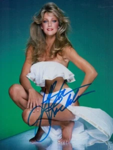 HEATHER LOCKLEAR ACTRESS RARE SIGNED PHOTO PRINT 7 X 5 CHARITY LISTING FREEPOST - Picture 1 of 1