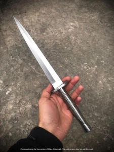 British Army Fairbairn Sykes Commando Dagger Knife Boot Dagger With Sheath - Picture 1 of 6