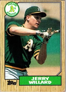 Trade Card Jerry Willard 1987 Topps #137 MLB Major League Baseball Athletics - Picture 1 of 2